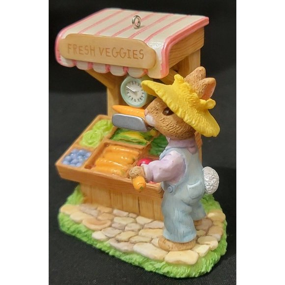 Hallmark Tender Touches FARMER'S MARKET Spring summer garden vegetables Ornament - Picture 5 of 7